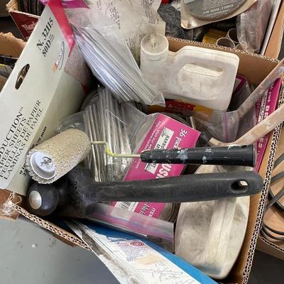 Lot of Painting Supplies / Brushes
