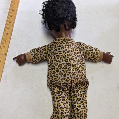 VINTAGE 1969 SHINDANA BABY DEE BEE DOLL AFRICAN AMERICAN 15"