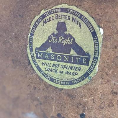 Vintage It's Right Masonite Desktop Table