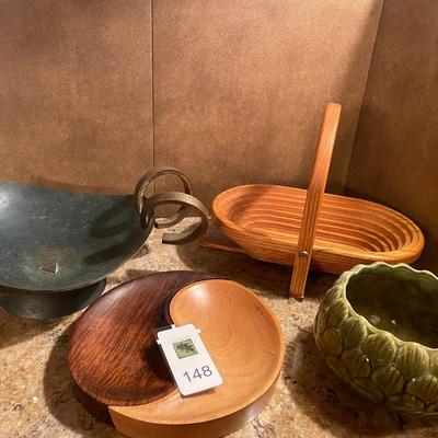 Collection of bowls and pottery.