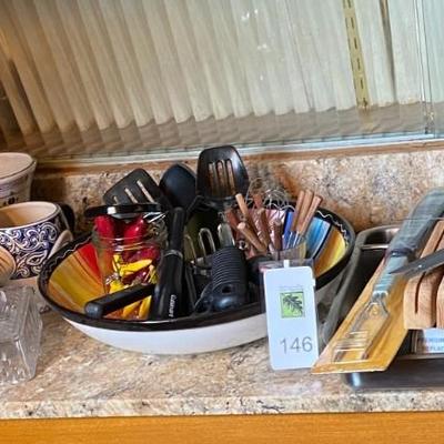 Various kitchen accessories
