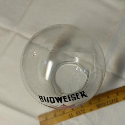 Vintage Budweiser Anheuser Busch Glass Globe *RARE