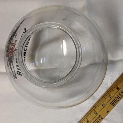 Vintage Budweiser Anheuser Busch Glass Globe *RARE
