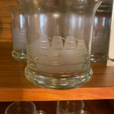 Collection of glassware