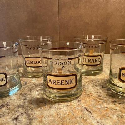 Set MCM glassware