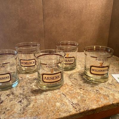 Set MCM glassware