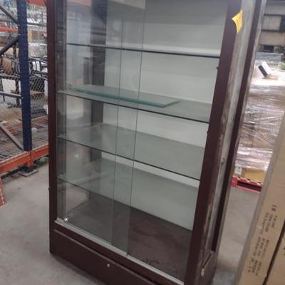 Large Display Cabinet with Glass Shelves