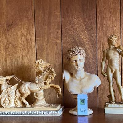 Resin Roman Figurines