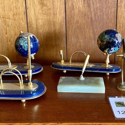 Collection of desk items