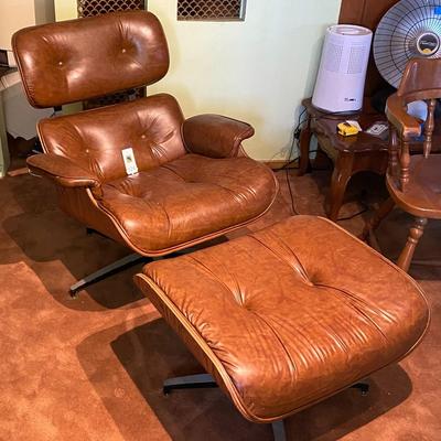 Eames Style chair and ottoman