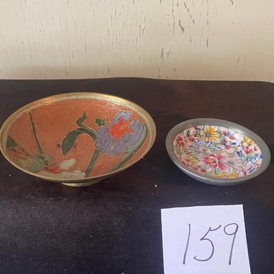Painted Brass Lot