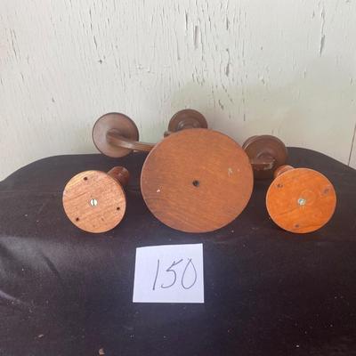 Wood Candle Holders