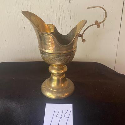 Vintage Brass Water Pitcher