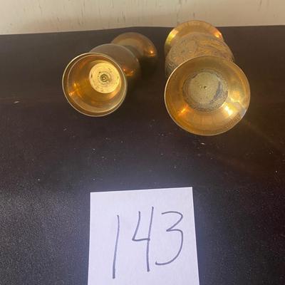 Vintage Brass Vases