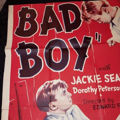 VINTAGE "BAD BOY" MOVIE POSTER