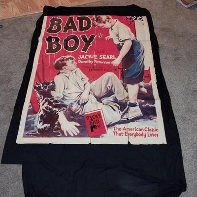 VINTAGE "BAD BOY" MOVIE POSTER