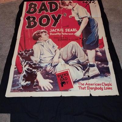 VINTAGE "BAD BOY" MOVIE POSTER