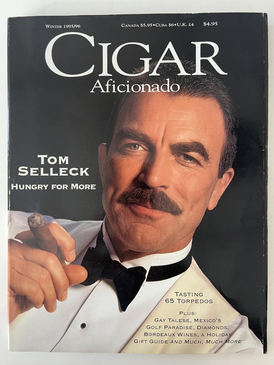 Cigar Aficionado Tom Selleck edition- 1995/1996 | EstateSales.org