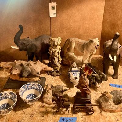 Various Animal Figurines