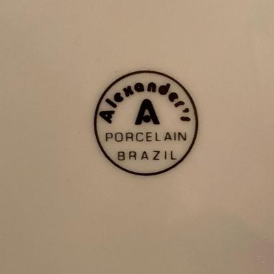MCM Alexander's Porcelain Brazil Dish Set