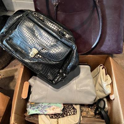 Vintage Handbags, Clutches, Etc. $5-20 depending on brand, condition etc. 