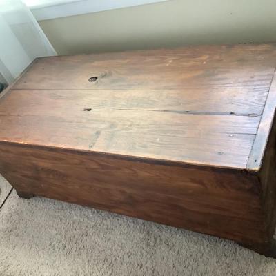 Wooden trunk/chest 39"L 18"W 15"H