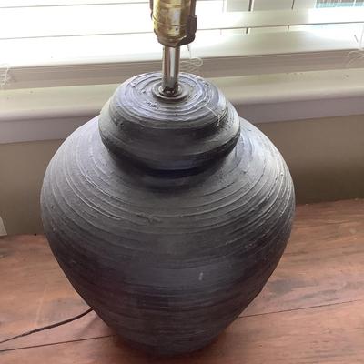 Ginger jar type lamp 24"H 12" diameter