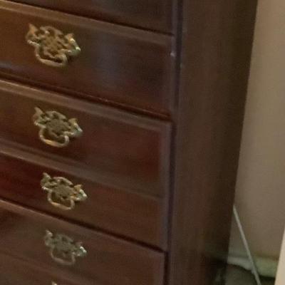 Lingerie chest with 5 sliding drawers 46"H 20" W 16"depth