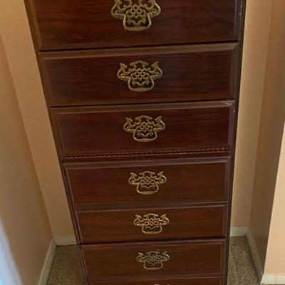 Lingerie chest with 5 sliding drawers 46"H 20" W 16"depth
