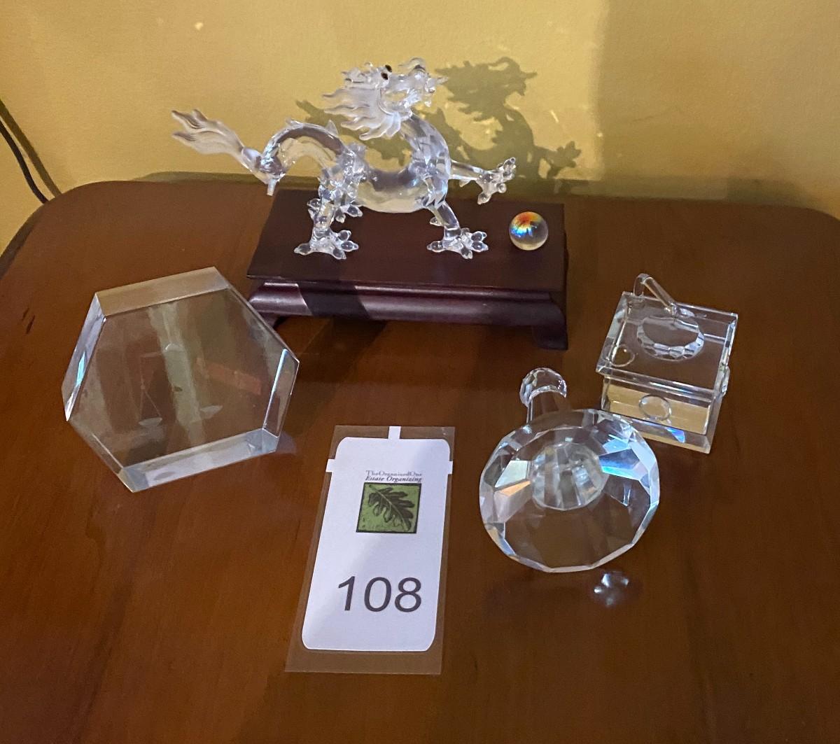 Crystal decorative items