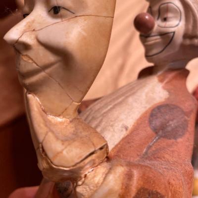 Clown figurines.