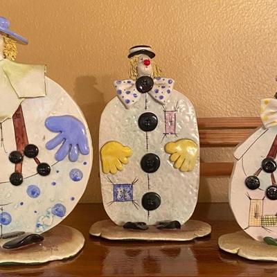 Clown figurines.