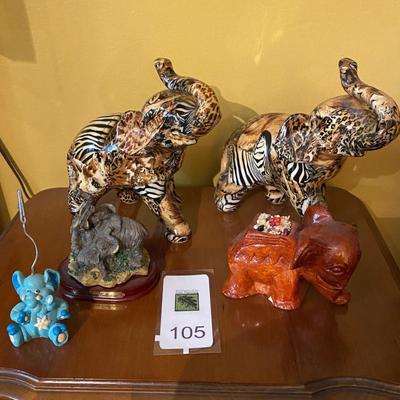 Paper Mache Elephants