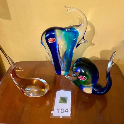 Murano Glass figurines