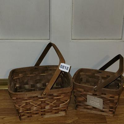 Chipwood Woven Basket Lot
