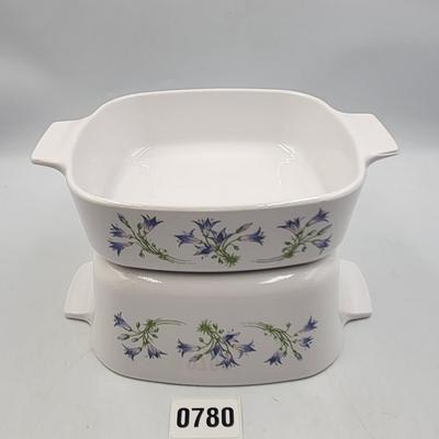 2 Pc Pyrex Bakeware