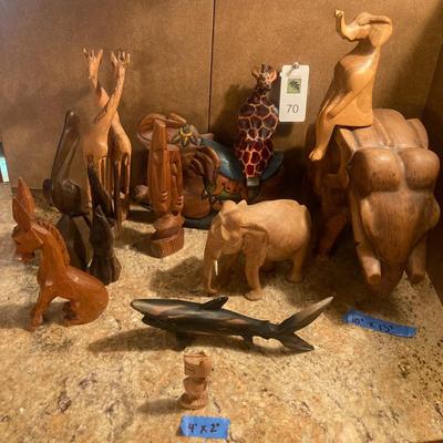 Wood figurines