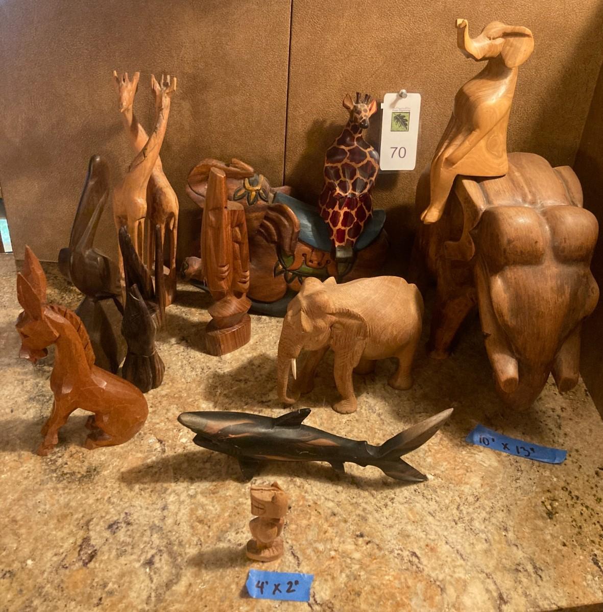 Wood figurines