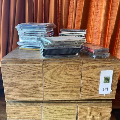 Stereo and cabinet