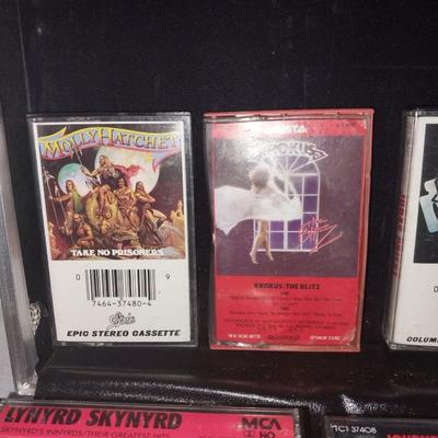 BIG BANDS MOST FROM THE 80'S ON CASSETTE IN CARRY CASE