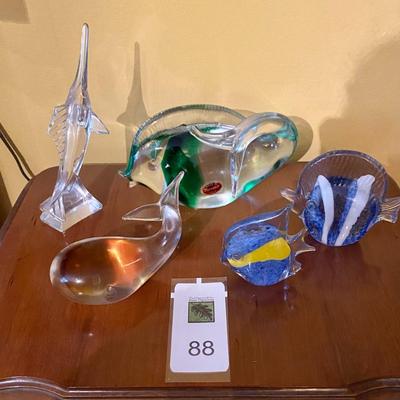 Murano glass fish