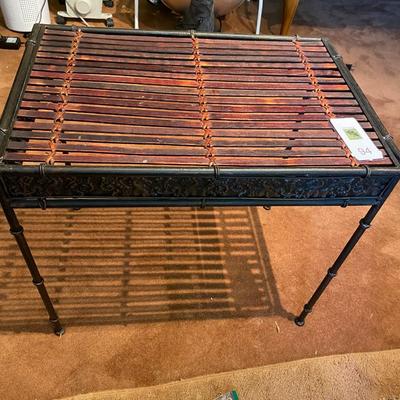 Bamboo side table