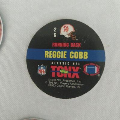 NFL POGS HUGE VARIETY IN TEAMS AND PLAYERS