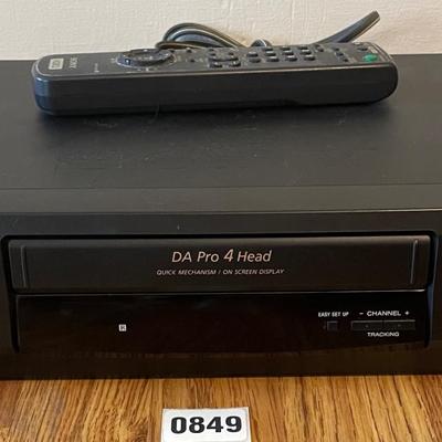 Sony VCR Player