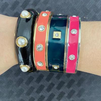 Gorgeous Enamel Bracelets