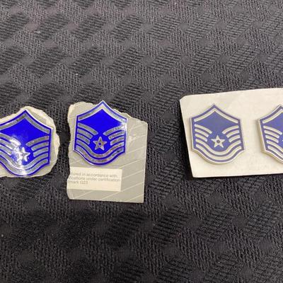US Air Force rank pins