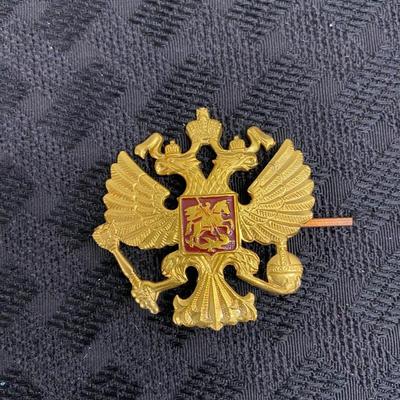 Russian army military Eagle crest