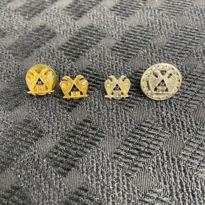 Vintage Masonic Eagle Pins