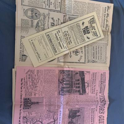 Vintage Mark Twains Newspaper