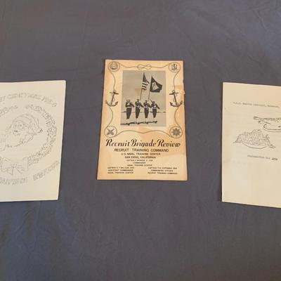 Vtg USS Paper Programs